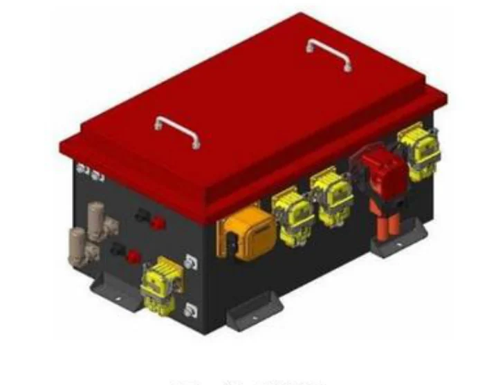 Power Distribution Unit with manual service disconnect, relays and Hall-effect current sensor