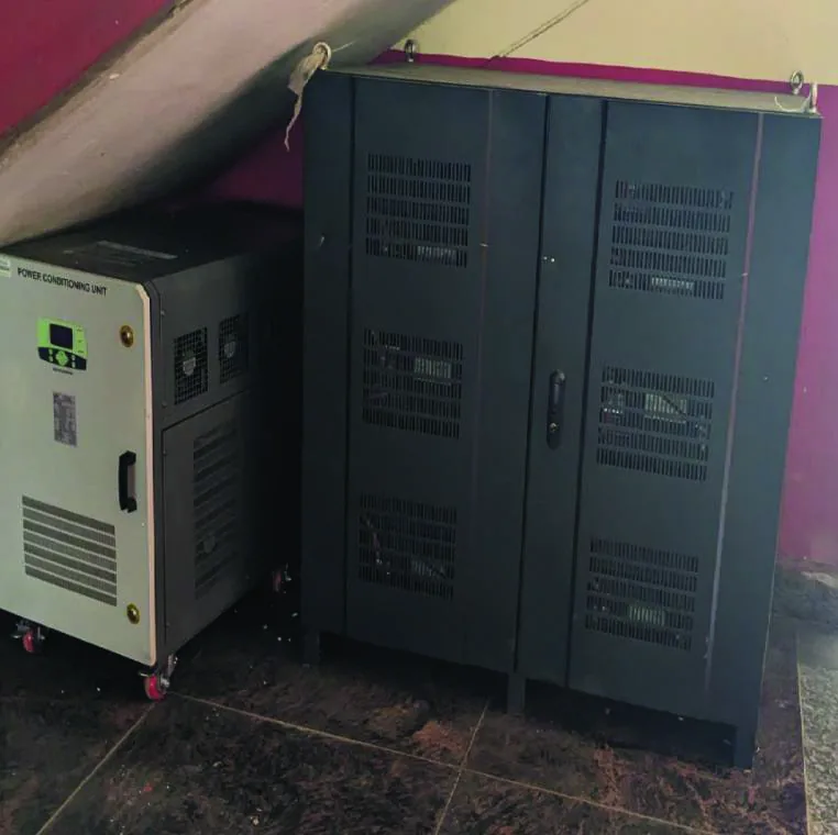 Solar backup for a government school under UP NEDA